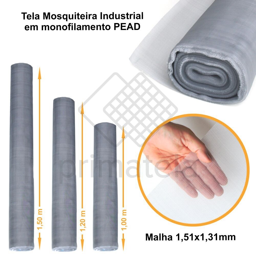Imagem do produto Tela Mosquiteira de Nylon - TELA NYLON BRANCA 1.50MT