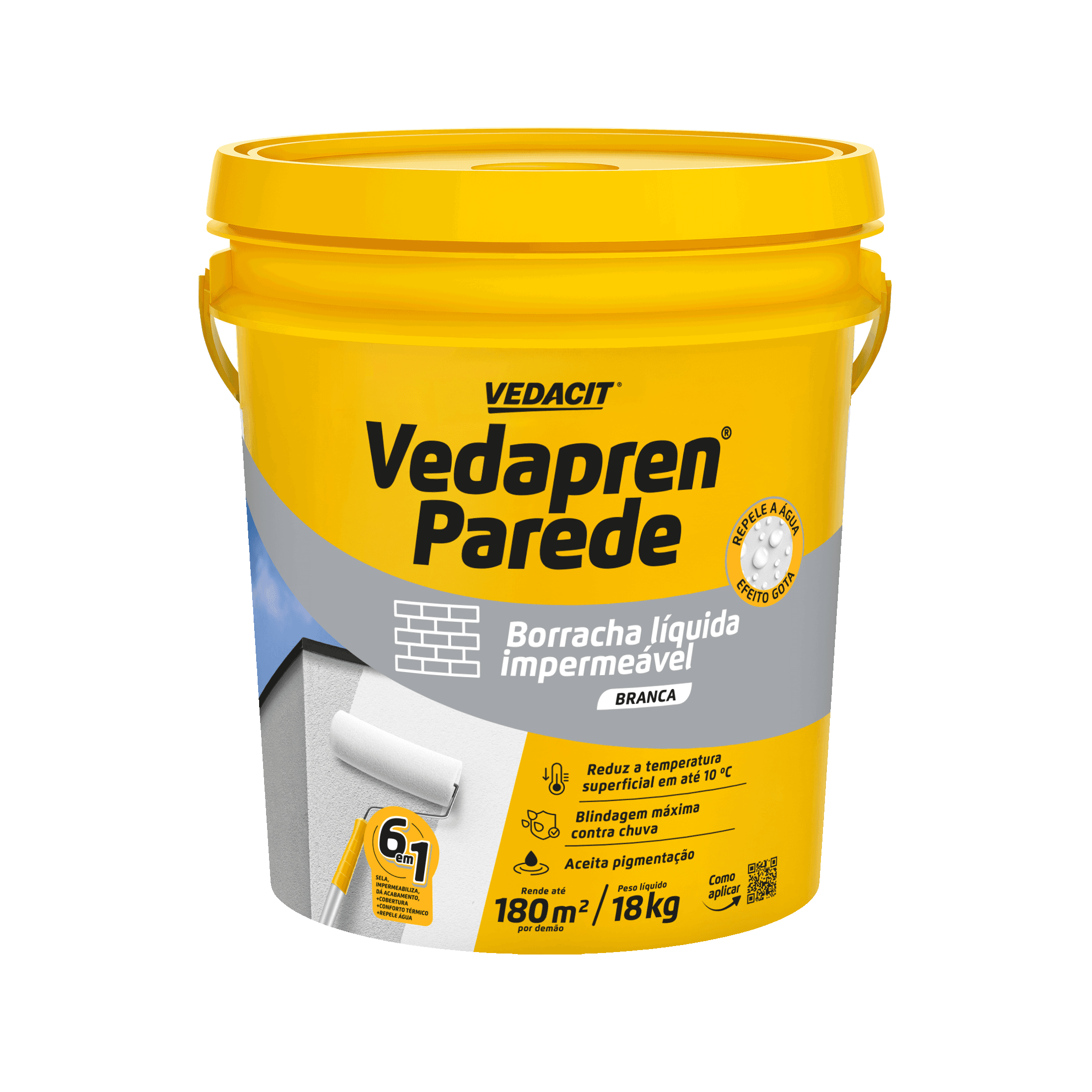 Imagem do produto Vedapren Parede Impermeabilizante Vedacit Balde 18kg