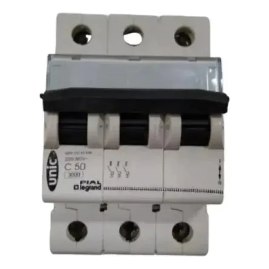 Imagem do produto Pial Legrand Disjuntor Tripolar DIN 50A Curva C Branco