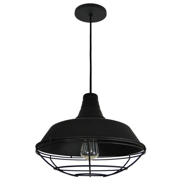 Imagem do produto Rioprelustres Pendente Georgia Preto Texturizado