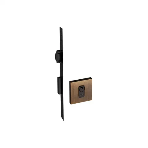 Imagem do produto Pado Fechadura Rolete Roseta Quadrada 464-55R Cilindro 55mm Bronze Oxidado