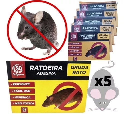 Imagem do produto Ratoeira Adesiva Cola Pega Rato