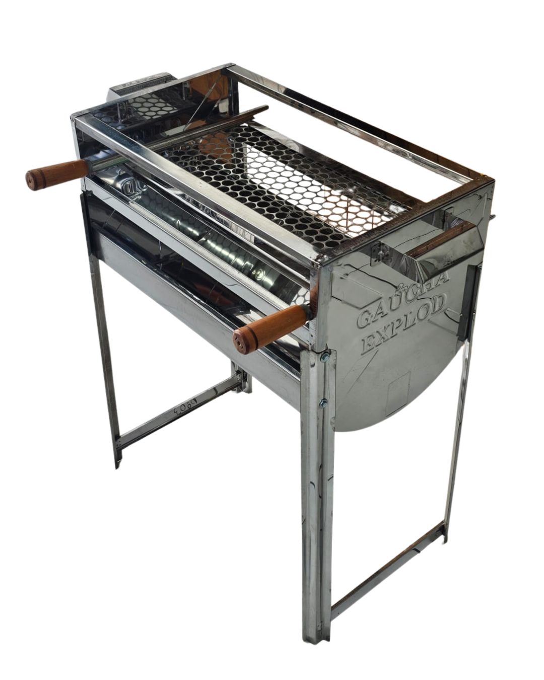 Imagem do produto Mm Churrasqueira Churrasqueira Gaúcha 03 Inox 54x38