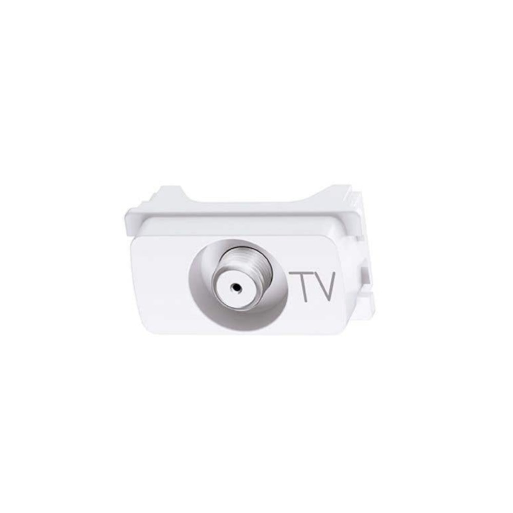 Imagem do produto Pial Legrand Conjunto Tomada de Antena para Cabo Coaxial TV (Tipo F) 4X2 Zeffia Branco