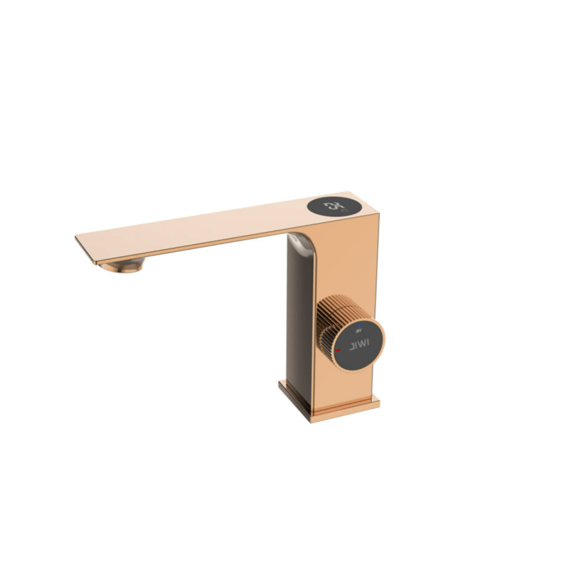 Imagem do produto Jiwi Misturador para Lavatório de Mesa com Medidor de Temperatura Rose Gold WJ-2875-LD-RG