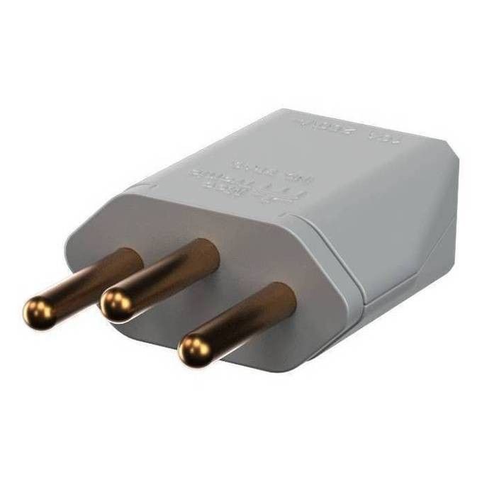 Imagem do produto Plugue/Pino Macho Mec Tronic 20A Cinza