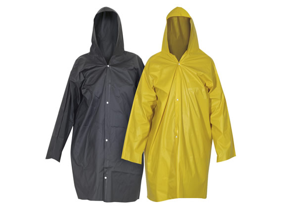 Imagem do produto Capa de Chuva PVC Preta Tamanho GG Proteplus