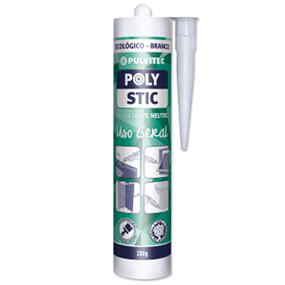 Imagem do produto Paceta Cola Selante Polystic Eco PMG 280 g Branco