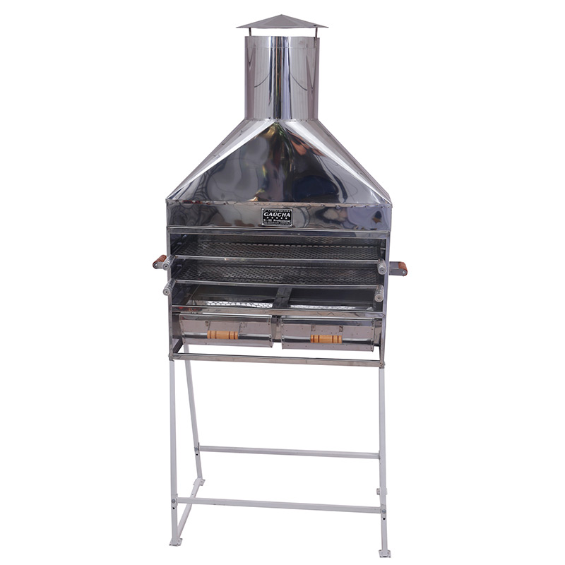 Imagem do produto Mm Churrasqueira Churrasqueira Gaúcha 02 Inox 50x34