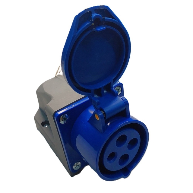 Imagem do produto Foxlux Tomada de Sobrepor 220/240 V 16A 3P+N+T 9H Azul