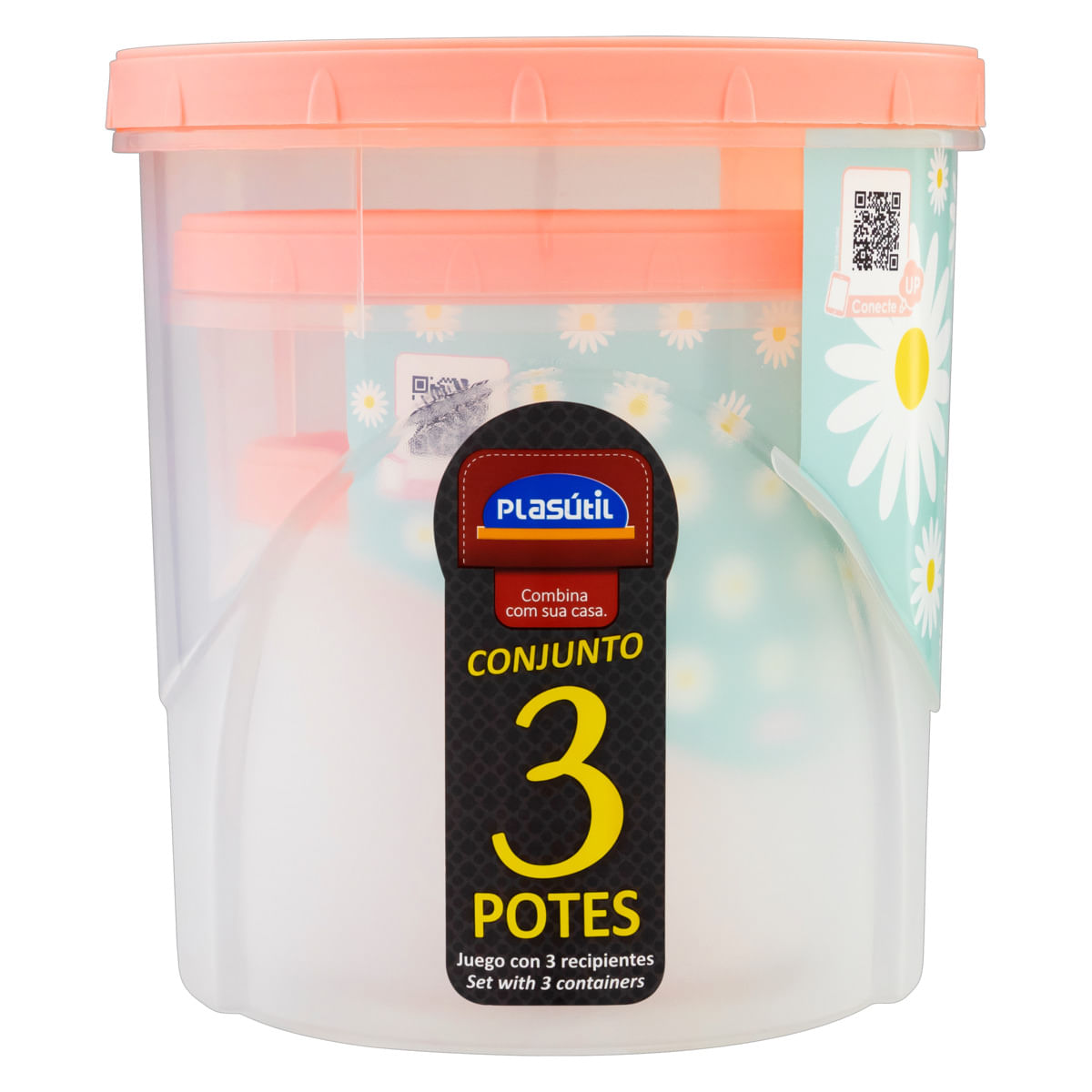 Imagem do produto Plasutil Conjunto Porta Mantimentos 3 Peças