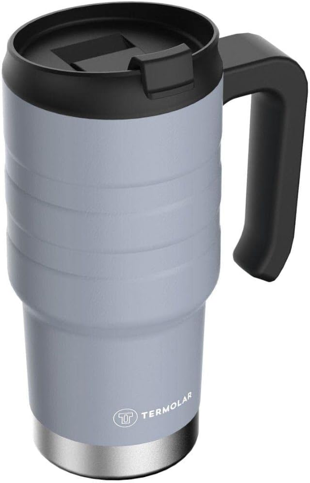 Imagem do produto Termolar Copo Térmico com Alça Moove Cinza 590 ml
