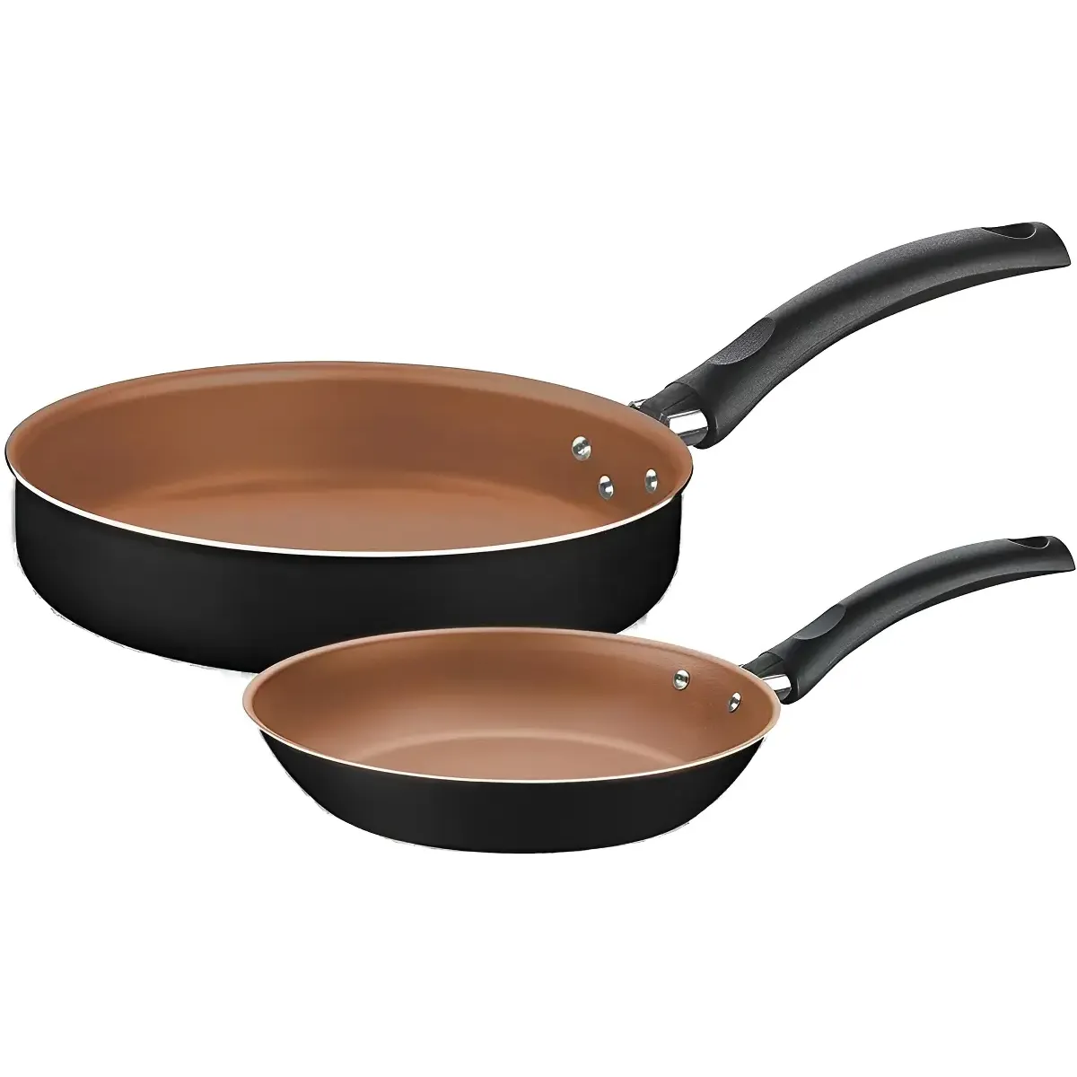 Imagem do produto Tramontina Jogo de Frigideiras Turim em Alumínio Antiaderente Bronze 2 Peças