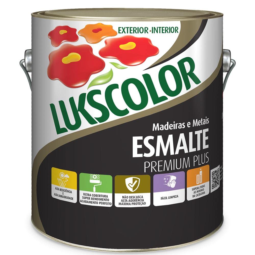 Imagem do produto Lukscolor Esmalte Sintético Secagem Rápida Premium Preto Cadillac 3,6L