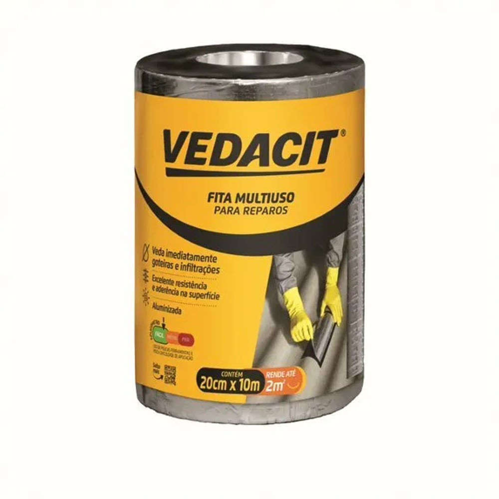 Imagem do produto Vedacit Fita Multiuso Adesiva 20 cm x 10 m