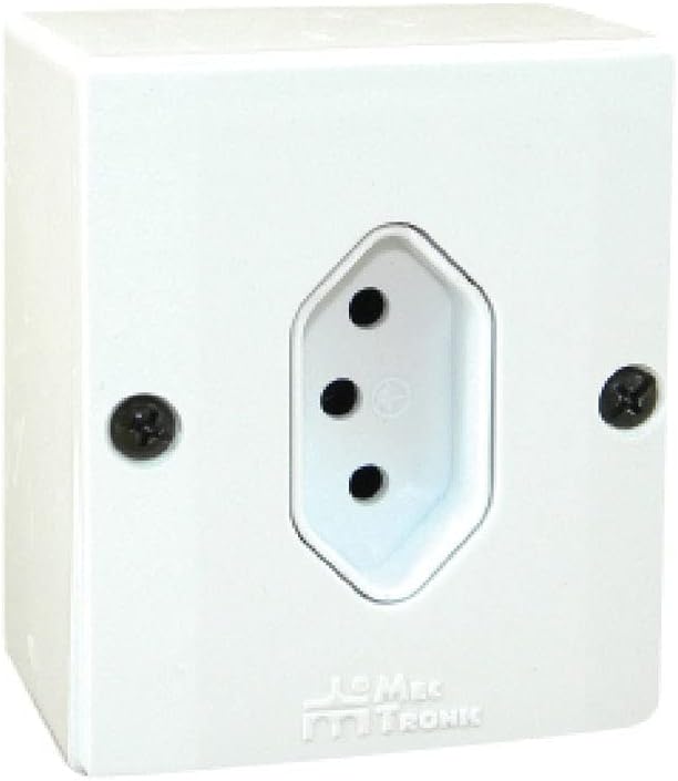 Imagem do produto Mec Tronic Conjunto Sobrepor 2P+T 20A Branco 39119