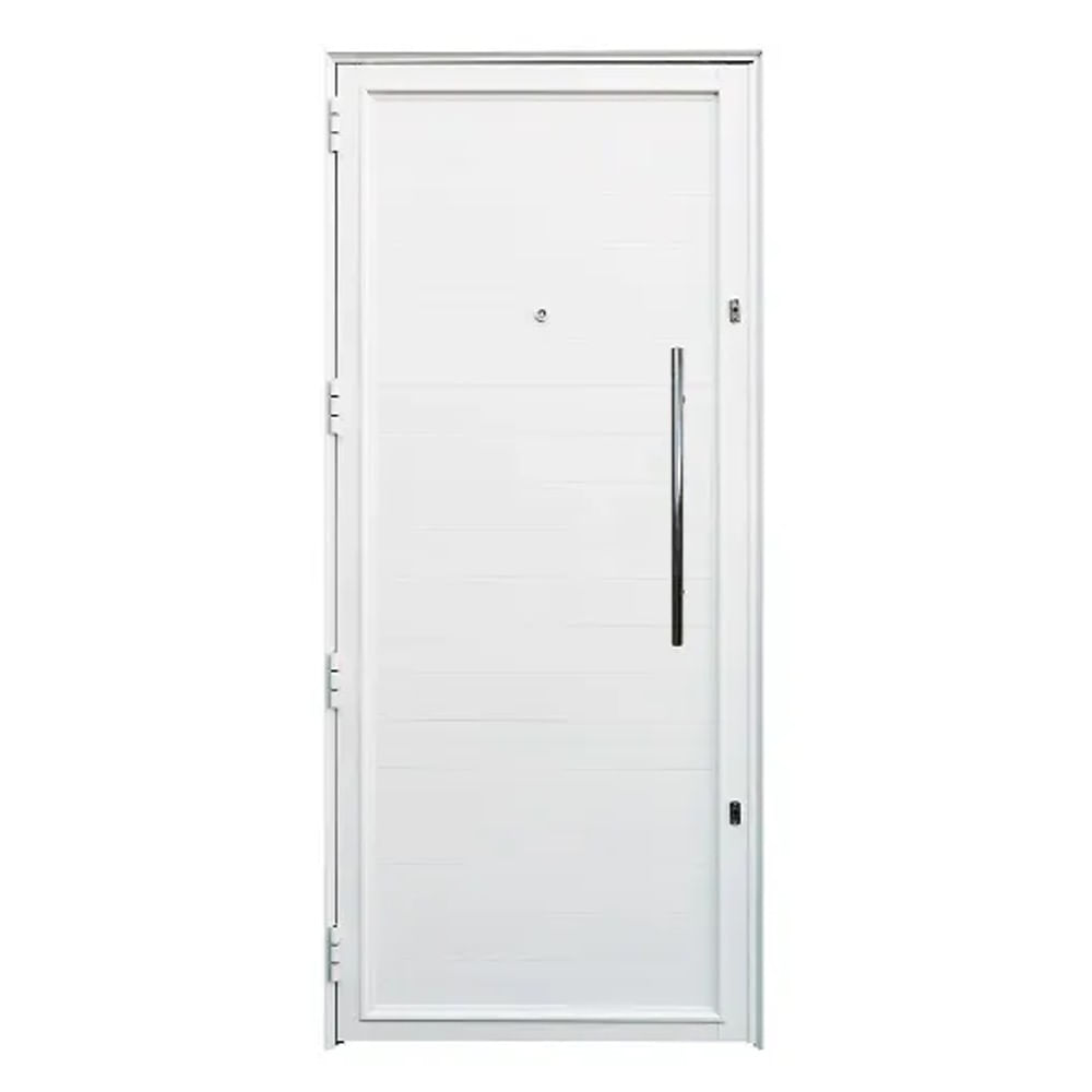 Imagem do produto Atlantica Porta Lambri com Puxador Magnum 2100 x 900 Branco Esquerda 0592