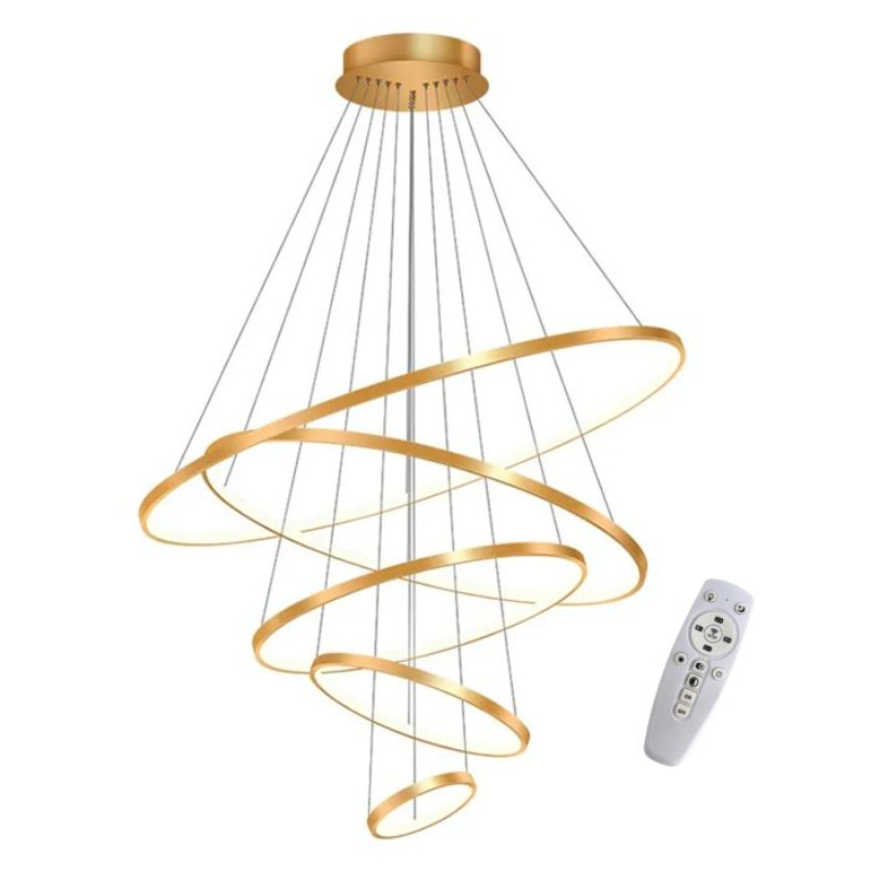 Imagem do produto Rioprelustres Pendente Tabatinga 5 Arcos Dourado 2700K