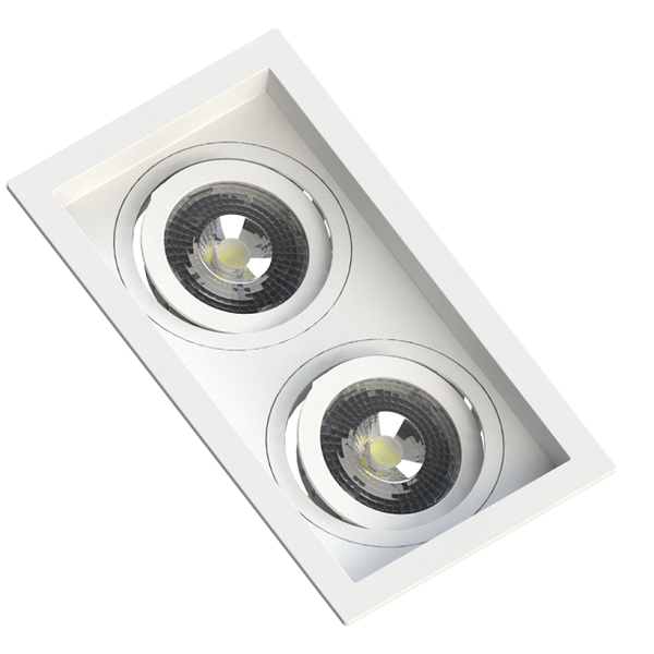 Imagem do produto Real Lustres Spot de Embutir Solo Branco Texturizado 2x PAR 20 - 49042