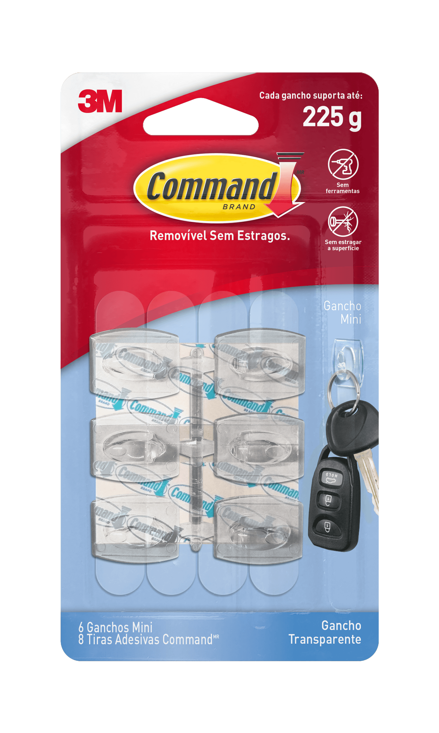 Imagem do produto 3M Mini Gancho PVC com Adesivo