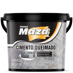 Imagem do produto Revestimento Cimento Queimado Chumbo 5,6kg MAZA-26970