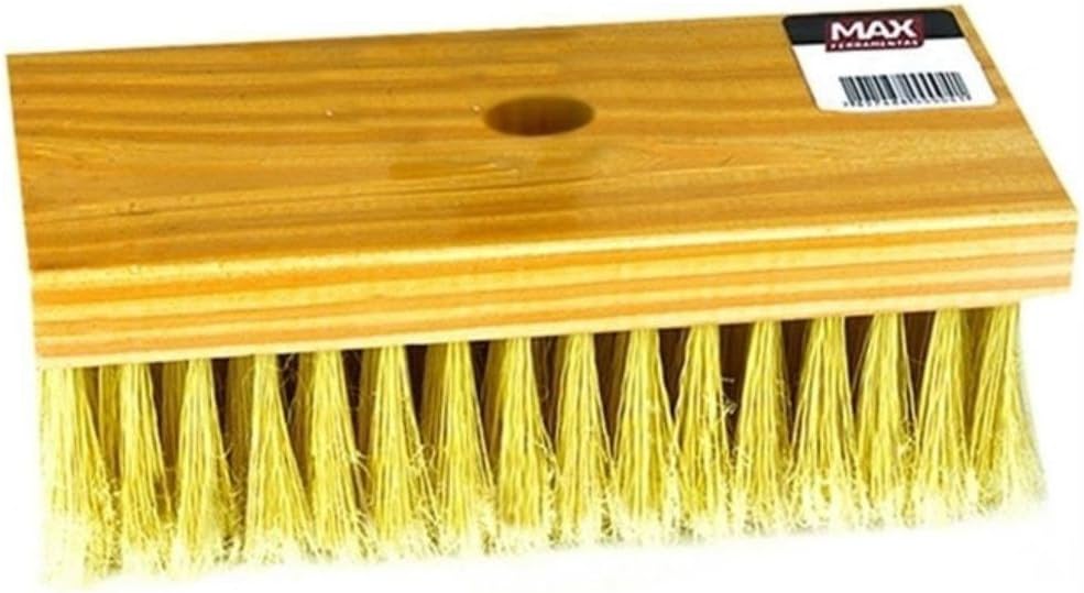 Imagem do produto Max Broxa Retangular Madeira Grande 4800 Nylon