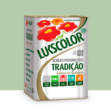 Imagem do produto Lukscolor Tinta Látex Acrílica Tradição Verde Primavera 18 Litros