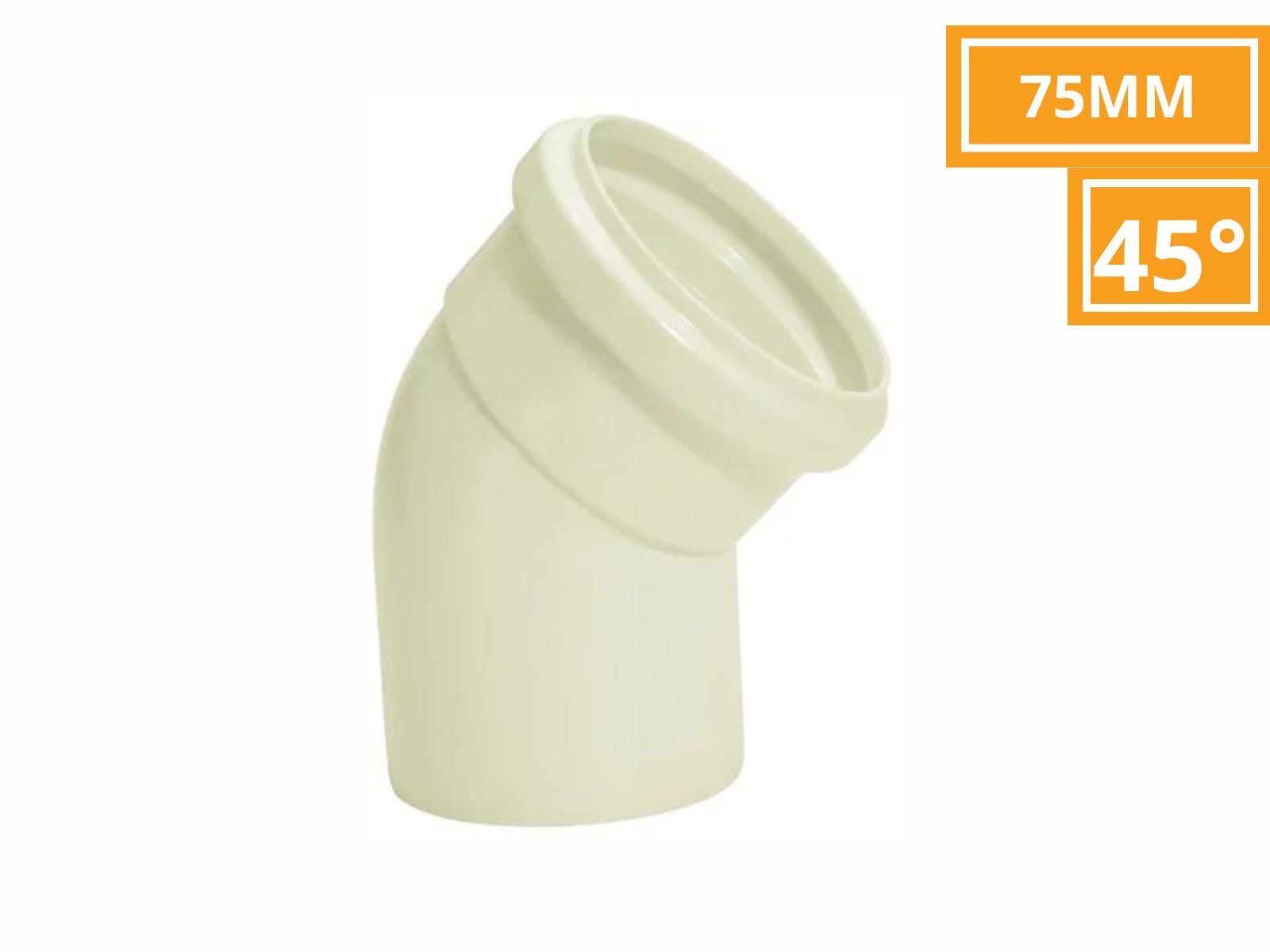 Imagem do produto Plastubos Joelho 45° Esgoto 75mm