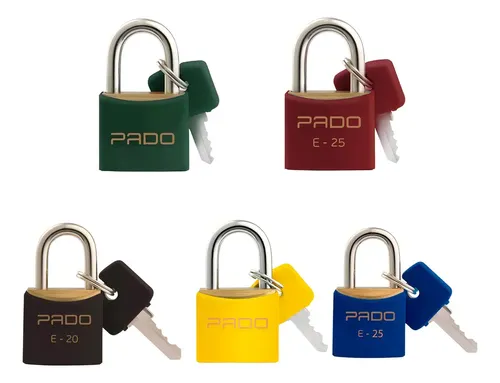 Imagem do produto Pado Cadeado Latão Linha Color Cores Sortidas 25mm