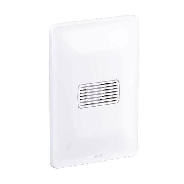 Imagem do produto Pial Legrand Conjunto Campainha Cigarra Eletrônica 127V com Placa 4X2 Zeffia Branco