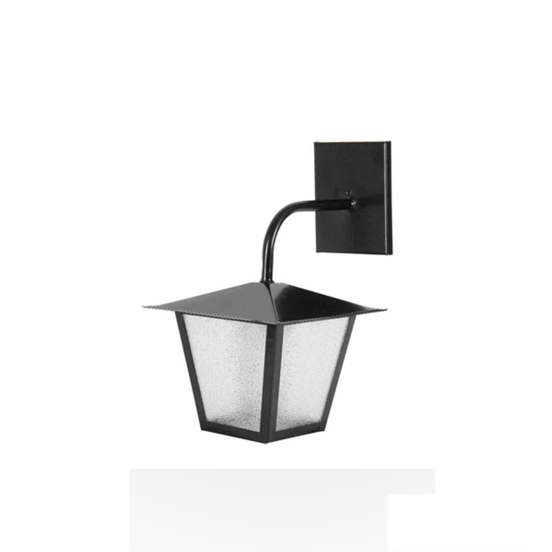 Imagem do produto Ideal Arandela de Aço Fosfatizado L-4-B PMT Preta Microtexturizada