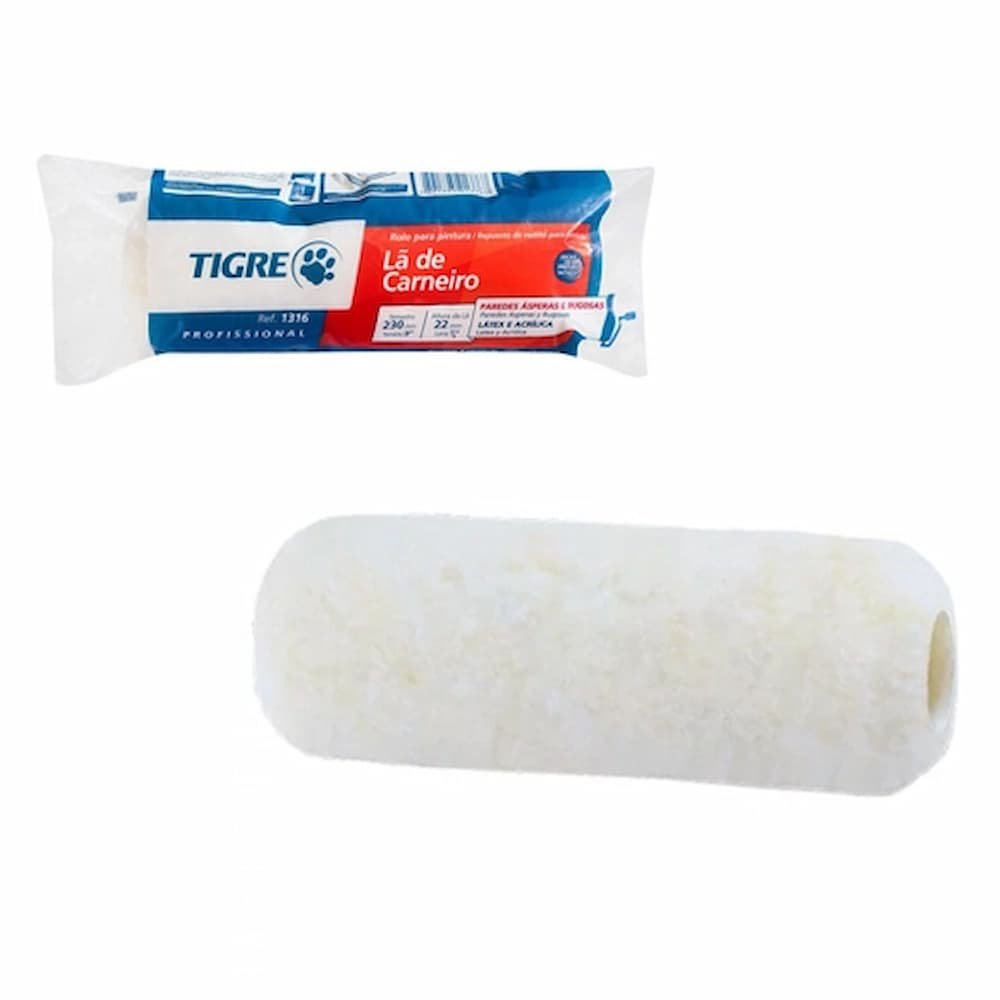 Imagem do produto Rolo de Lã Tigre 1316 23cm Sem Cabo (Refil)
