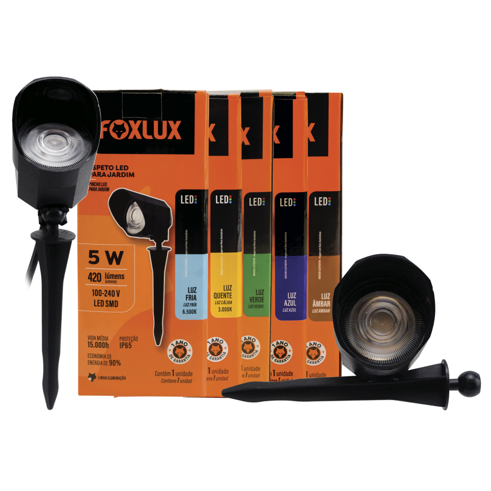 Imagem do produto ESPETO FOX LED  JARDIM 5W - 6500K