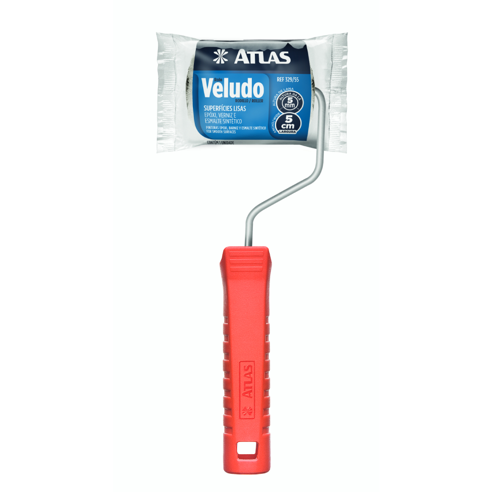 Imagem do produto Mini rolo de veludo 5cm com cabo