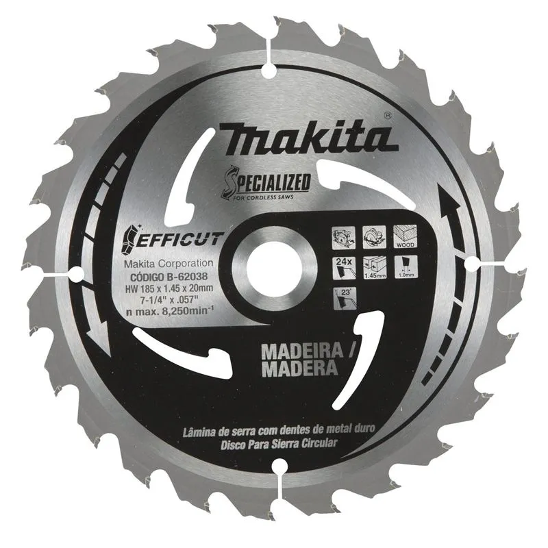 Imagem do produto Makita Disco de Serra Circular 7 1/4 x 24D x 20 mm