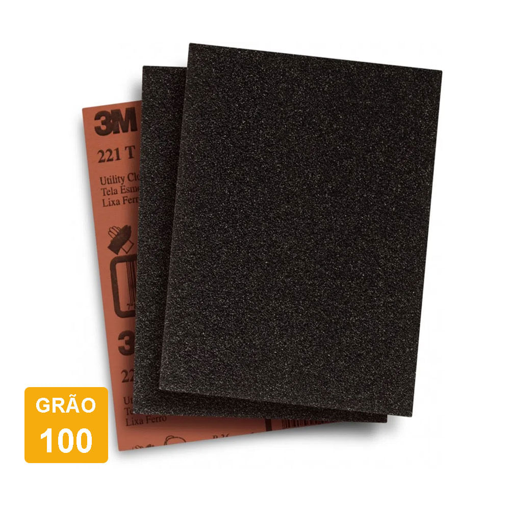 Imagem do produto 3M Folha de Lixa Ferro Grão 100