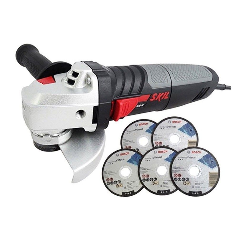 Imagem do produto Bosch Esmerilhadeira Skil 9004 127V Hobby com 5 Discos
