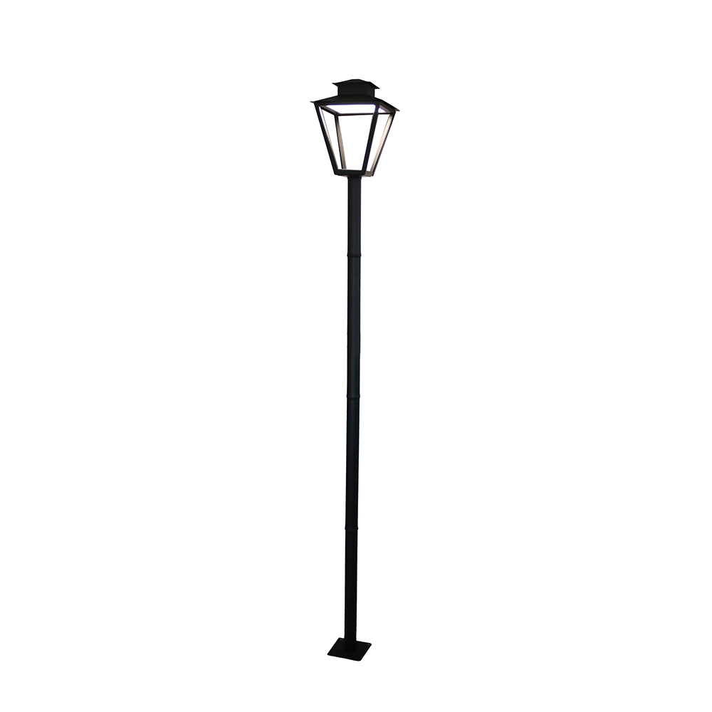 Imagem do produto Poste de Jardim em Aço 1,76m Preto Ideal Lustres P-3