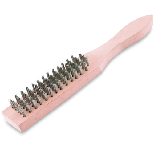 Imagem do produto Escova Manual de Aço Amatools 4 Fileiras com Cabo
