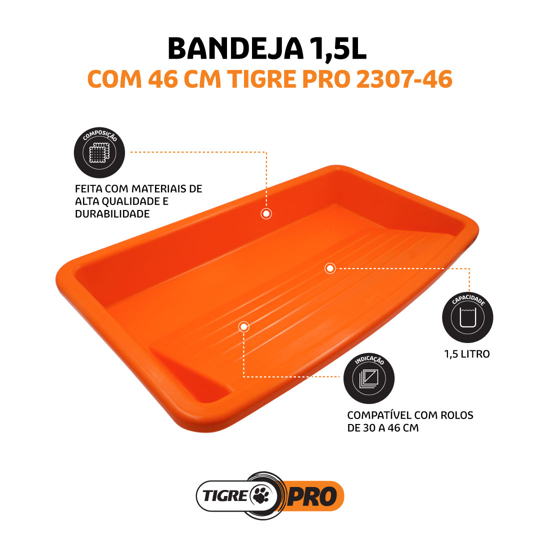 Imagem do produto Tigre Bandeja Pro 46 cm 1,5L 2307-46