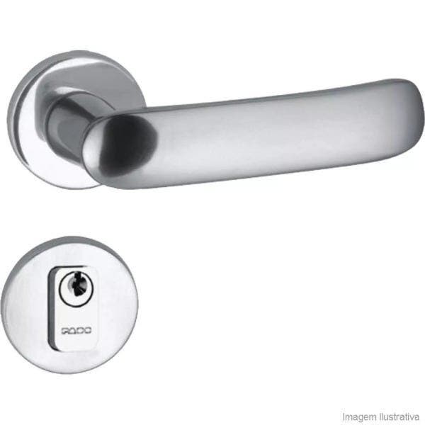 Imagem do produto Pado Fechadura Madrid 506-80E Cromo Acetinado Externa