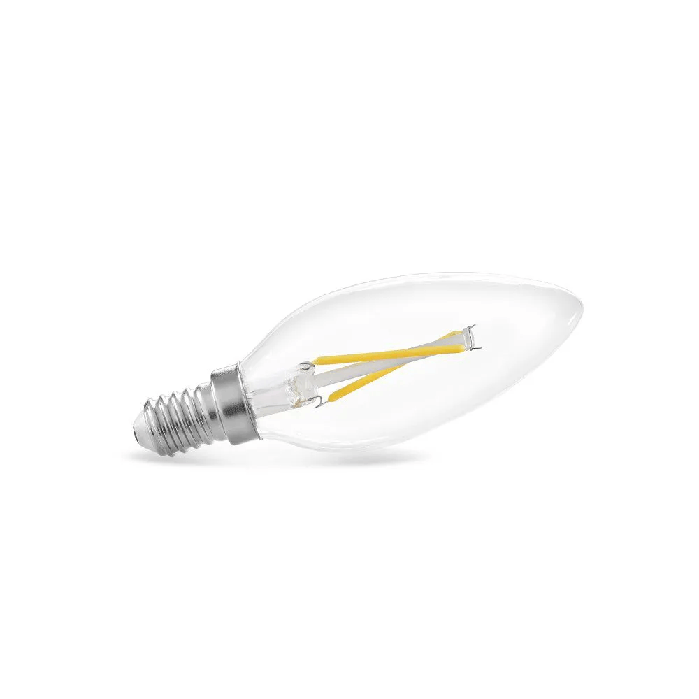 Imagem do produto Evoled Lâmpada LED Vela Lisa Filamento 2W 127V E14 2700K