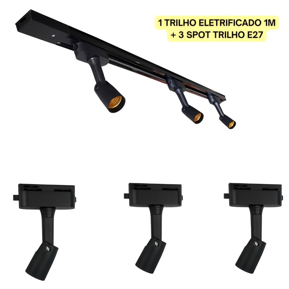 Imagem do produto Nobre Trilho 3 Soquetes Esp Pf X Dou