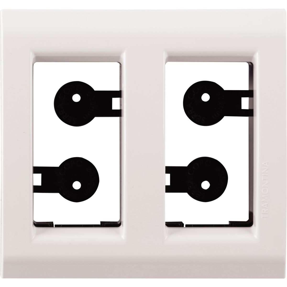 Imagem do produto Tramontina Placa para Móvel 2 Postos Liz Branca