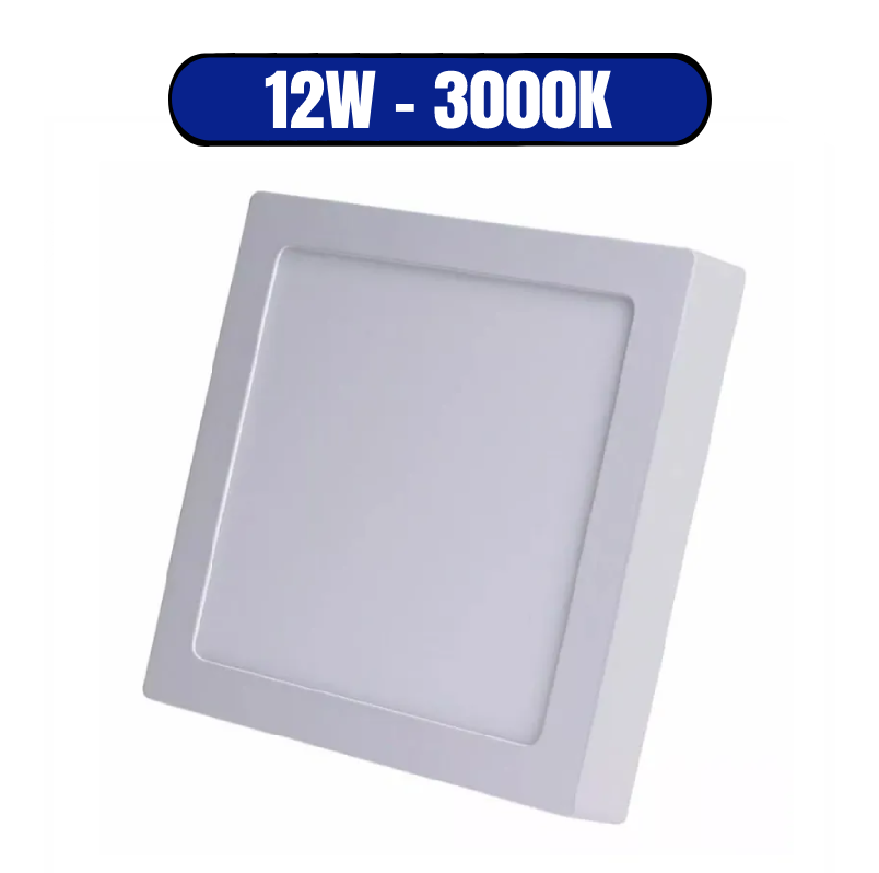Imagem do produto Pix Painel de LED Sobrepor Quadrado 12W 3000K