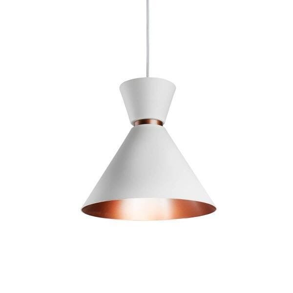Imagem do produto Antonylux Pendente Berlim 4051 Branco Texturizado/Cobre