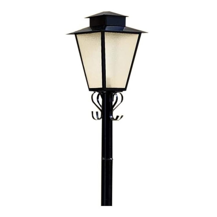 Imagem do produto Iris Lustres Poste de Jardim 76 ARM Colonial Preto 1 Luminária 1,36 m de Altura