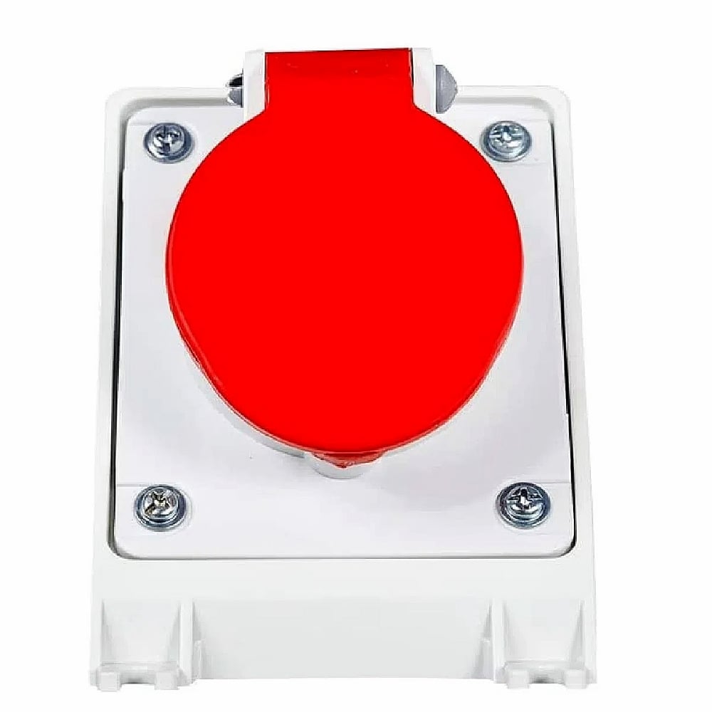 Imagem do produto Foxlux Tomada de Sobrepor 380/440 V 16A 2P+T 9H Vermelho