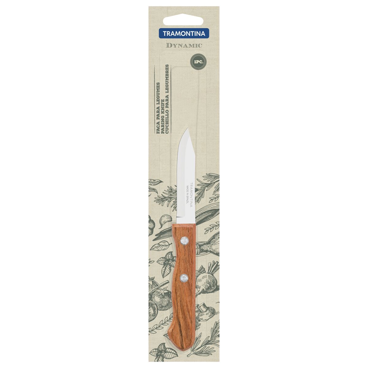 Imagem do produto Tramontina Faca para Legumes e Frutas Dynamic em Aço Inox 3"