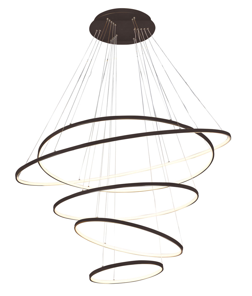 Imagem do produto Cinderela Pendente 5 Anéis LED Iluminação Externa 3200K CD20223065